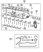 R9640421AA - : Short Block for Mopar Image