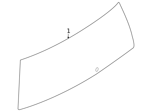 Glass - Lift Gate for 2018 Lincoln MKT #0