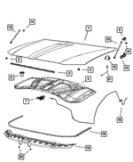 68040243AD - Body Sheet Metal Except Doors: Cowl Mucket for Mopar Image