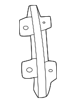 51119883446 - Body: Center Support Guide for BMW: 740i, 750e xDrive, 760i xDrive, i7 Image