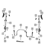 6036773AA - Restraints: Pan Head Screw for Mopar Image
