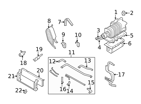 Intercooler for 2004 Ford Mustang #0
