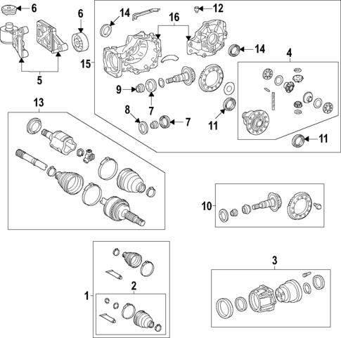 Axle Shafts & Joints for 2024 Lexus NX350h #0