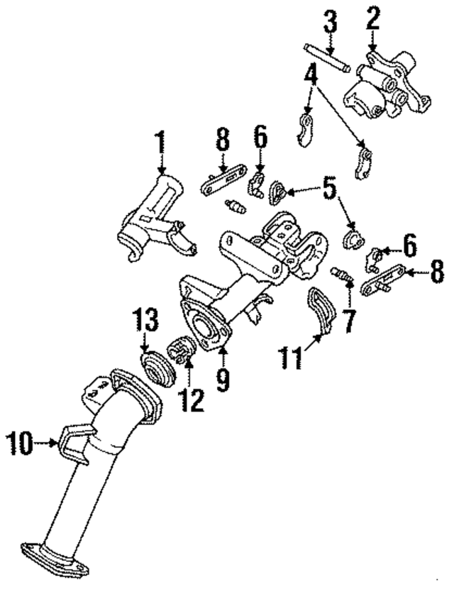 4520428080 - : Steering Column Tube for Toyota Image