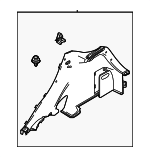 64722WB003 - Body: Lower Quarter Trim for Toyota: Yaris Image