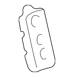 15153557 - Body: Switch Bezel for Chevrolet: C1500, C2500, C3500, K1500 Pickup, K2500 Pickup, K3500 Pickup | GMC: C1500 Pickup, C2500 Pickup, C3500 Pickup, K1500 Pickup, K2500 Pickup, K3500 Pickup Image