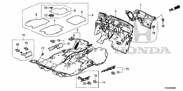 Floor Mat for 2016 Honda Fit #0