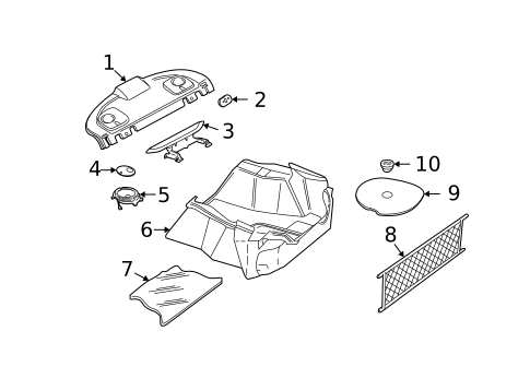 Interior Trim - Rear Body for 1999 Buick Regal #0