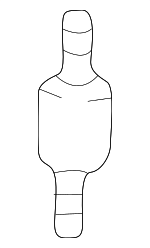 11421436982 - Engine: Filter Housing Rubber Mount for BMW: 540i, 740i, 740iL, 750iL Image