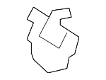 7370550021 - Body: Child Seat Bracket for Lexus Image