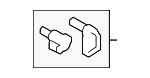 5Q0898001A - HVAC: Lever for Volkswagen Image