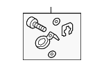 5WA815155 - HVAC: Pipe Assembly Hardware Kit for Volkswagen Image