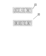 4206059 - Labels: Unleaded Fuel Only Label for Mopar Image