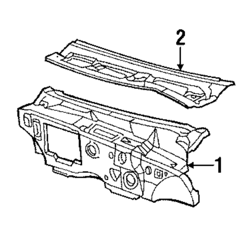 Cowl for 1987 Buick LeSabre #0