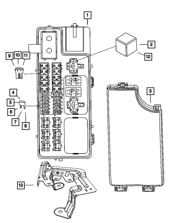 RL692555AC - Electrical: Totally Integrated Power Module, Remanufactured for Mopar Image