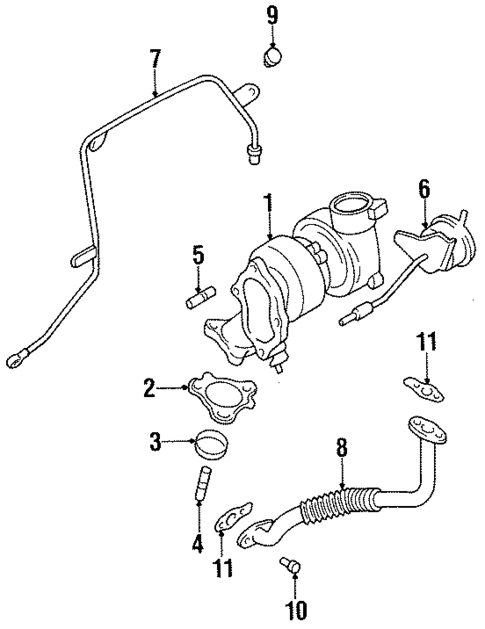 Turbo Charger for 1994 Mitsubishi 3000GT #1