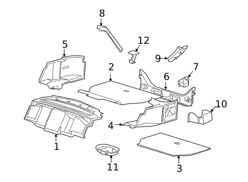 Interior Trim - Trunk for 2009 Jaguar XJR #0