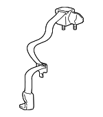 6W1Z54600A38CD - Electrical: Center Seat Belt for Lincoln: Town Car Image