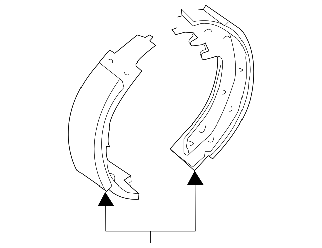 Genuine Park Brake Shoes - 44060-CY025 | NissanParts.cc