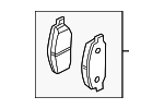 D4M609N00B - Brakes: Brake Pads for Nissan Image