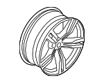 36117850581 - : 2016-2019 BMW 7 Series BMW Alloy Wheel - 648m 8.5 x 20 - Genuine OEM for BMW: 640i xDrive Gran Turismo, 740e xDrive, 740i, 740i xDrive, 750i, 750i xDrive, M760i xDrive Image