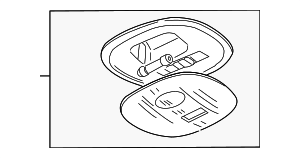 7L7Z13A701AD - : 2007-2014 Lincoln Navigator - Reading Lmp Assembly for Lincoln: Navigator Image