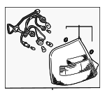 BP7H51180 - Electrical: Combo Lamp Assembly for Mazda: Protege Image