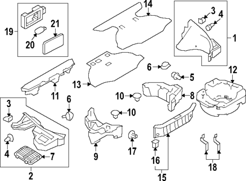 Interior Trim - Rear Body for 2025 Nissan Z #0