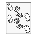 58302BFA10 - : Brake Pads for Hyundai: Kona Electric Image