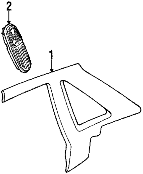 Interior Trim - Quarter Panels for 1996 Jaguar Vanden Plas #0