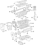 8251451 - Engine: Cylinder Head for Volvo: S80, XC90 Image