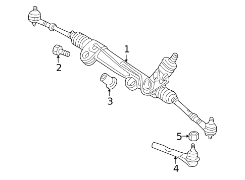 Steering Gear & Linkage for 2011 Ram Dakota #0