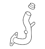 3L131521AE - : Connector Pipe for Volkswagen: Passat Image