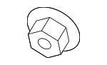 N01508215 - Emission System: Bracket Nut for Volkswagen Image