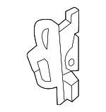 17217844264 - Belts &amp; Cooling: Automatic Transmission Oil Cooler Bracket for BMW Image