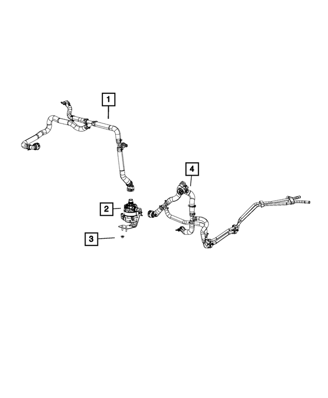 68516309AA - Cooling: 3 Way Connector for Mopar Image image