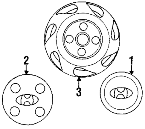 Covers & Trim for 1998 Hyundai Accent #0