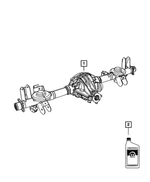 68003677AC - Rear Axle; Corporate 235 MM; Differential and Drive Line: Service Rear Axle for Mopar Image