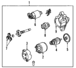 2812038020 - Electrical: Yoke for Lexus: GS460, GX460, IS F, LS460, LX570 Image