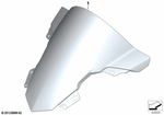 77338550075 - Ergonomics &amp; Comfort: Windshield, High, Tinted for BMW-Motorrad Image