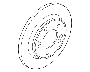 58411L1000 - : Disc Brake Rotor for Kia: K4, K5, Niro EV Image
