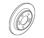 58411L1000 - : Disc Brake Rotor for Kia: K4, K5, Niro EV Image