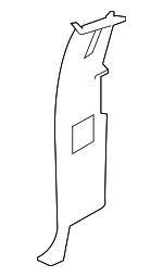 7C3Z28278D12AA - Body: Truck Cab Corner Trim Panel for Ford: F-250 Super Duty, F-350 Super Duty Image