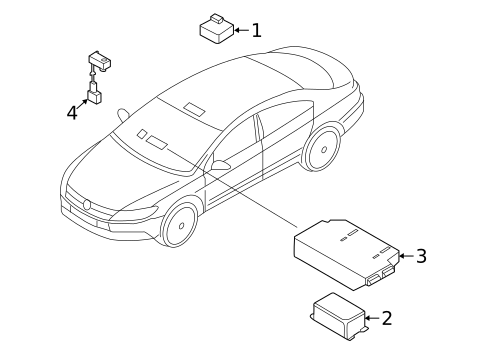 Communication System Components for 2017 Volkswagen CC #0