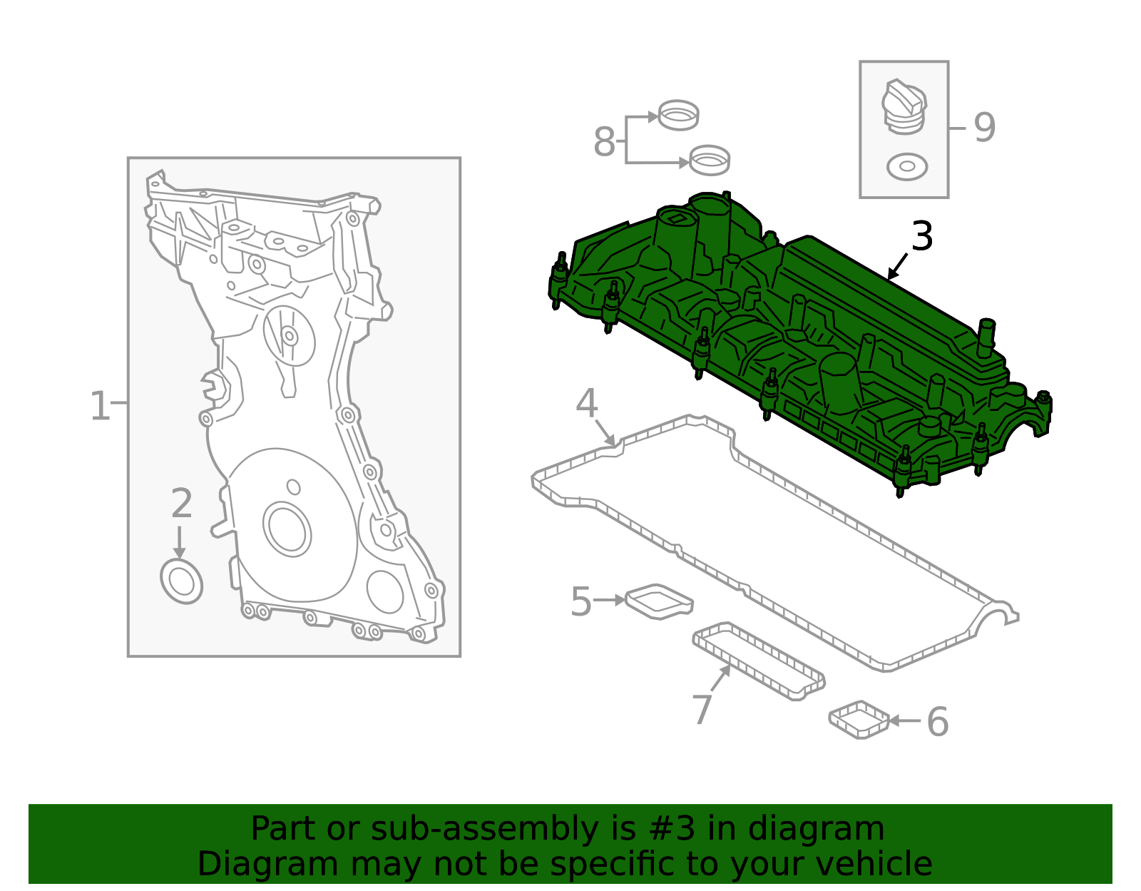 JX6Z-6582-B - Valve Cover 2019-2023 Ford Transit Connect | Ford