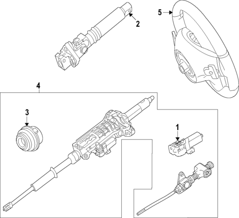 Steering Column for 2025 Mercedes-Benz S 63 AMG&reg; E Performance #0