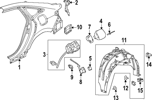 Fuel Door for 2025 Honda Civic #0