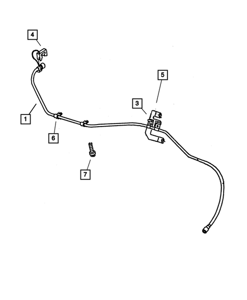 Fuel Lines for 2002 Dodge Dakota #1