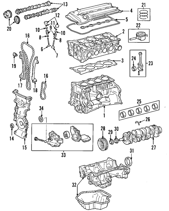 1350128010 - Engine: Engine Camshaft for Toyota: Camry, Highlander, RAV4, Solara Image