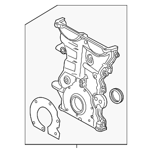 2016-2026 GM Engine Front Cover with Crankshaft Front Oil Seal 12695111 ...